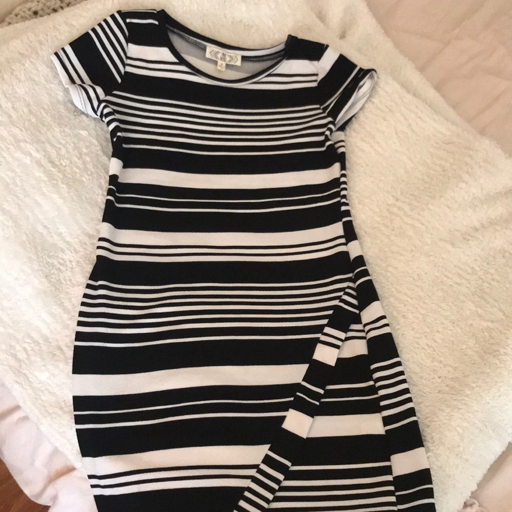 Striped Bodycon Dress
